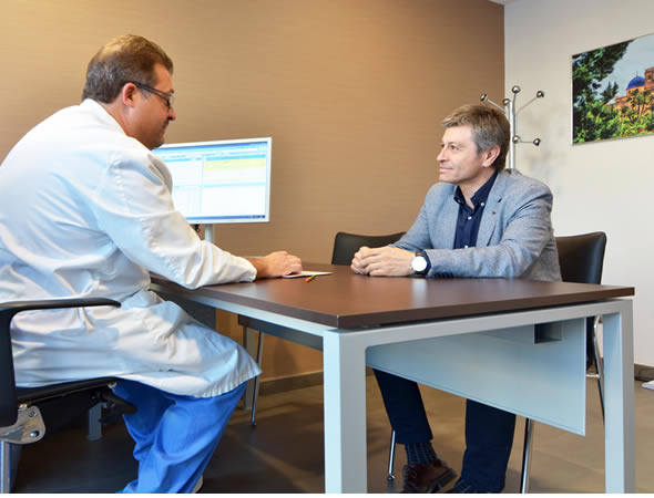 Reconocimientos médicos en el hospital IMED Elche