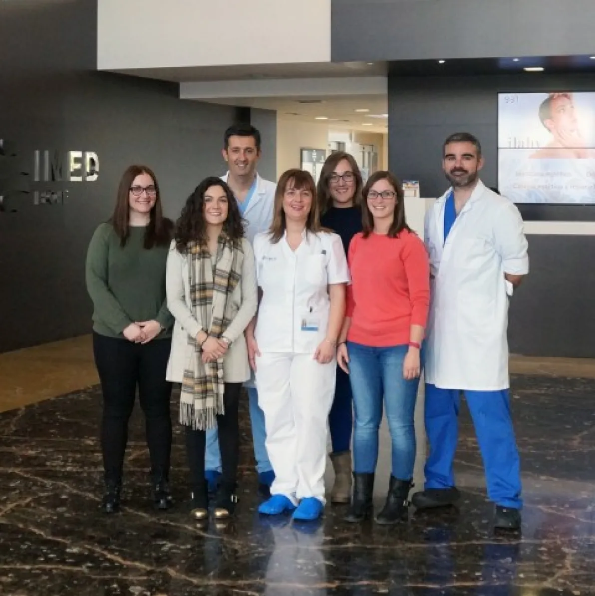 Estudiantes de enfermería del CEU inician sus prácticas en IMED Elche