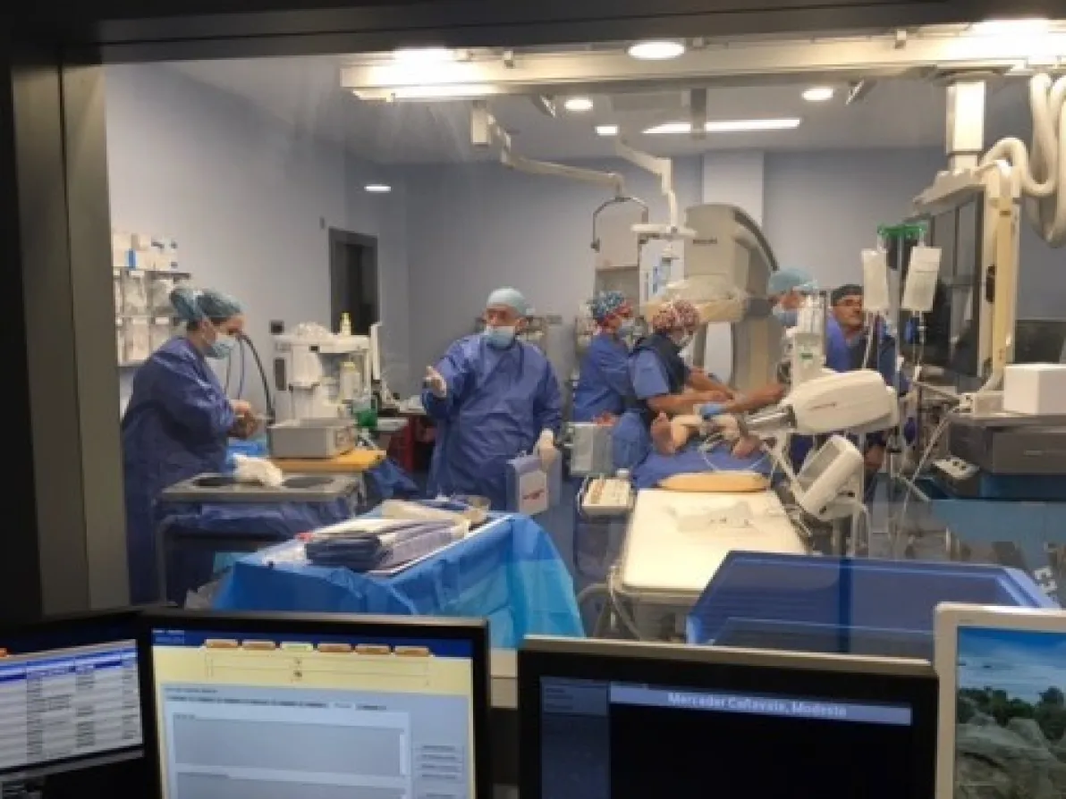 IMED Valencia realiza su primera TAVI