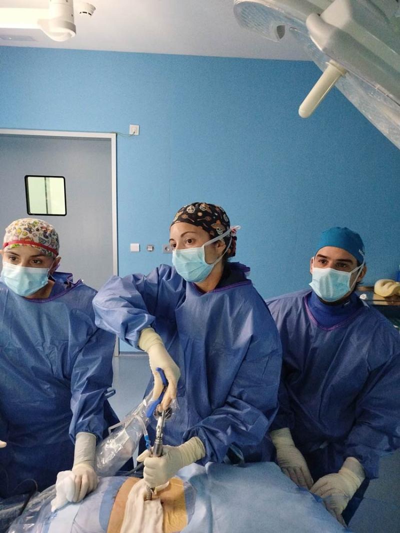 Endoscopia lumbar realizada por la Dra. Sara Burguet