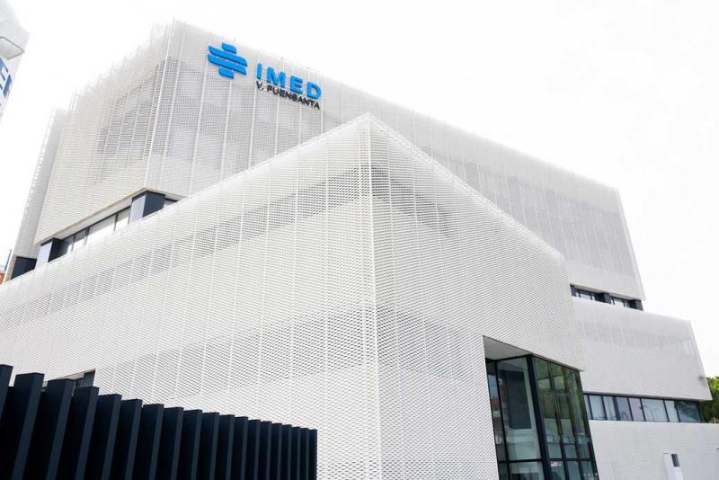 Fachada exterior del hospital IMED Virgen de la Fuensanta