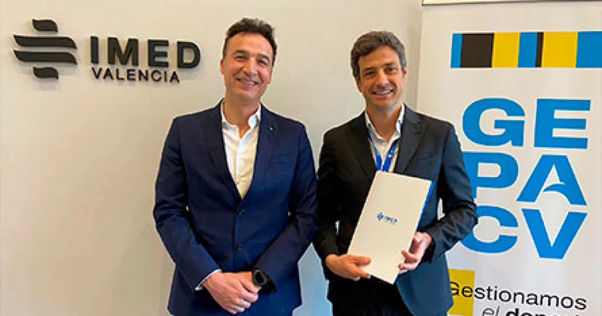 GEPACV firma un acuerdo de patrocinio con IMED Hospitales para 2026