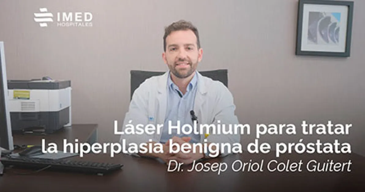 El Dr. Oriol Colet presenta el láser Holmium para tratar la hiperplasia benigna de próstata