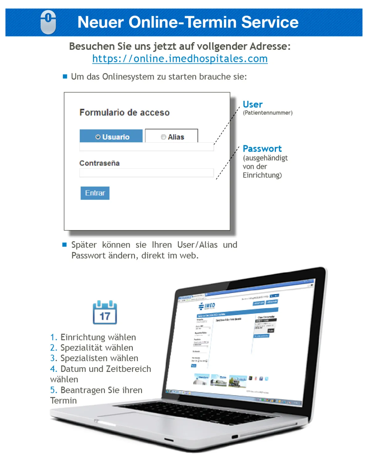 Nieuw online afsprakensysteem