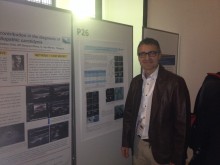 Dr. Nicolás López en el congreso de Neurosonología