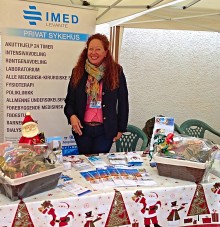 IMED en la feria de Navidad de la iglesia noruega