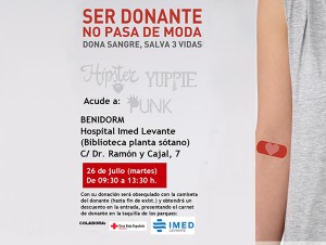 Campaña de donación de sangre en IMED Levante en Benidorm