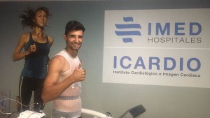 Miguel Ángel Nieto, jugador del Alcoyano, pasa el reconocimiento en IMED